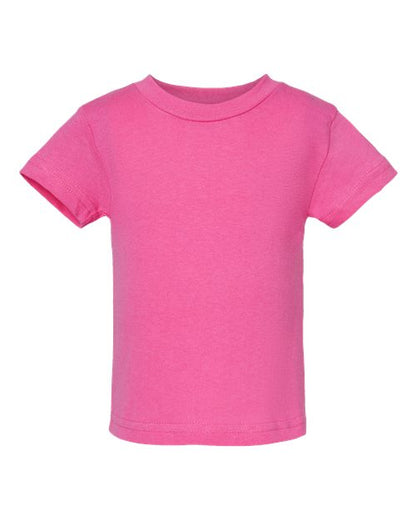 Rabbit Skins Infant Cotton Jersey Tee 3401 Raspberry