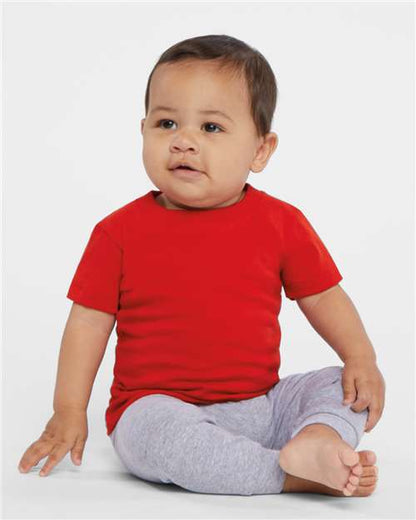 Rabbit Skins Infant Cotton Jersey Tee 3401 Red