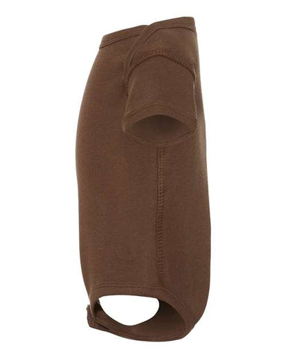 Rabbit Skins Infant Baby Rib Bodysuit 4400 Brown