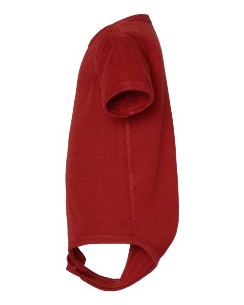 Rabbit Skins Infant Baby Rib Bodysuit 4400 Garnet