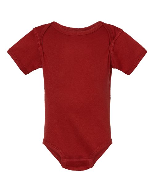 Rabbit Skins Infant Baby Rib Bodysuit 4400 Garnet