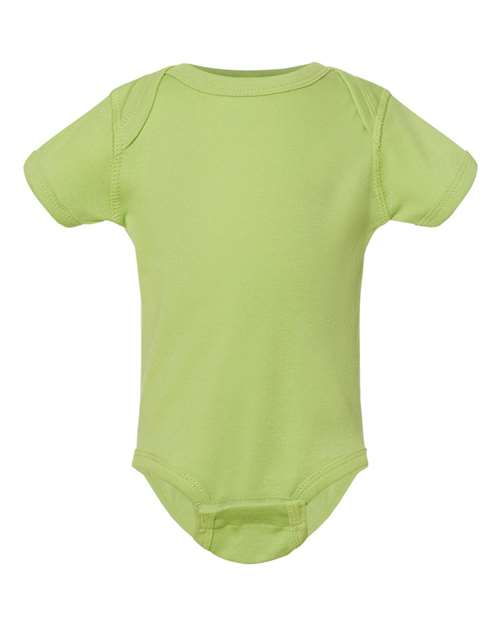 Rabbit Skins Infant Baby Rib Bodysuit 4400 Key Lime