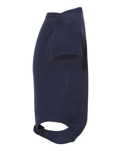 Rabbit Skins Infant Baby Rib Bodysuit 4400 Navy