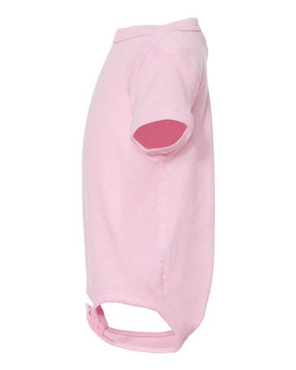 Rabbit Skins Infant Baby Rib Bodysuit 4400 Pink
