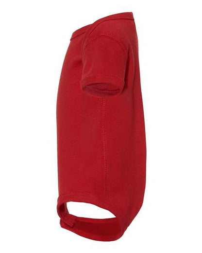 Rabbit Skins Infant Baby Rib Bodysuit 4400 Red