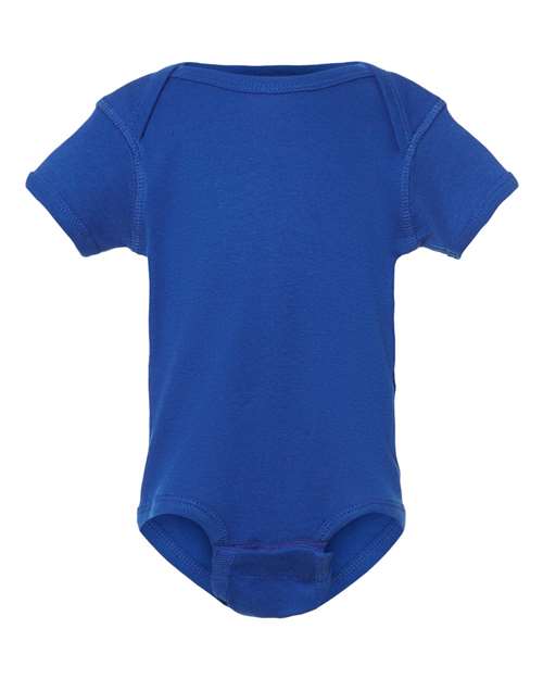 Rabbit Skins Infant Baby Rib Bodysuit 4400 Royal