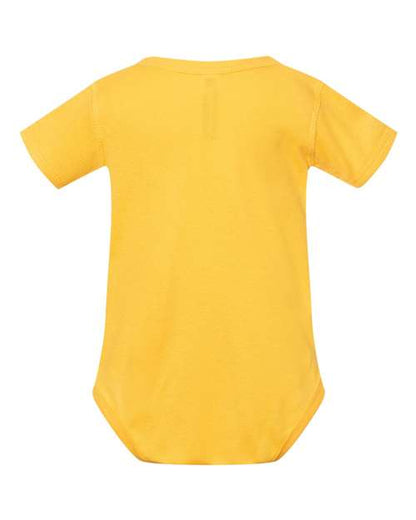Rabbit Skins Infant Baby Rib Bodysuit 4400 Yellow