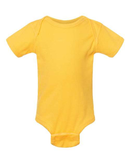 Rabbit Skins Infant Baby Rib Bodysuit 4400 Yellow