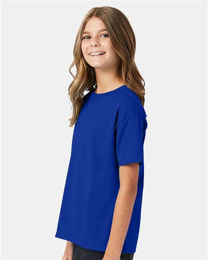 Hanes Ecosmart™ Youth T-Shirt 5370 Deep Royal