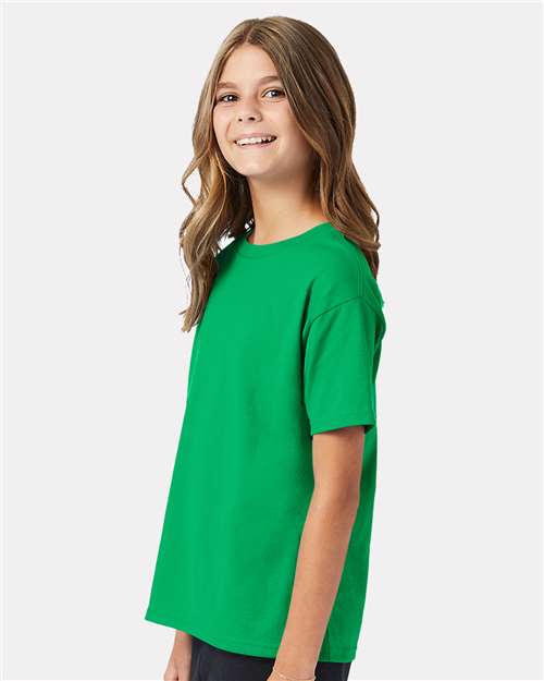 Hanes Ecosmart™ Youth T-Shirt 5370 Kelly Green
