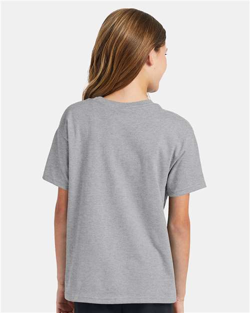 Hanes Ecosmart™ Youth T-Shirt 5370 Light Steel
