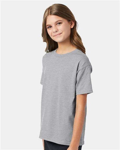 Hanes Ecosmart™ Youth T-Shirt 5370 Light Steel