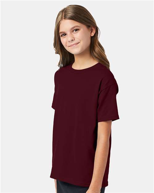 Hanes Ecosmart™ Youth T-Shirt 5370 Maroon