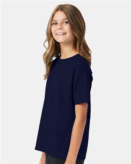 Hanes Ecosmart™ Youth T-Shirt 5370 Navy