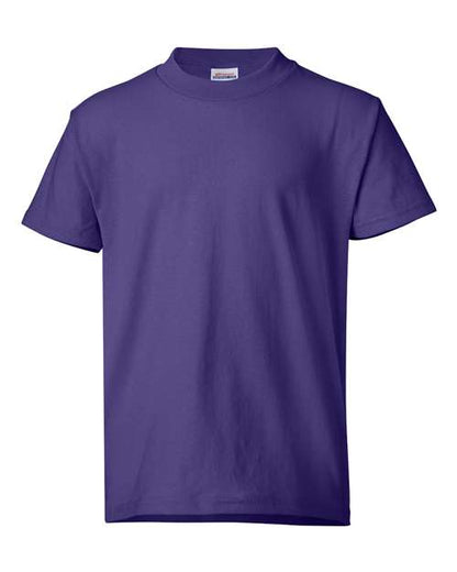 Hanes Ecosmart™ Youth T-Shirt 5370 Purple