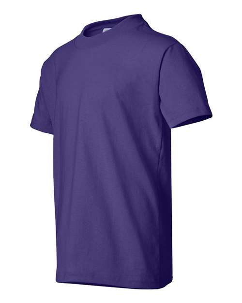 Hanes Ecosmart™ Youth T-Shirt 5370 Purple