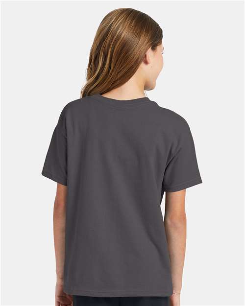 Hanes Ecosmart™ Youth T-Shirt 5370 Smoke Grey