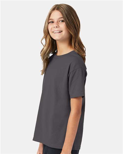 Hanes Ecosmart™ Youth T-Shirt 5370 Smoke Grey