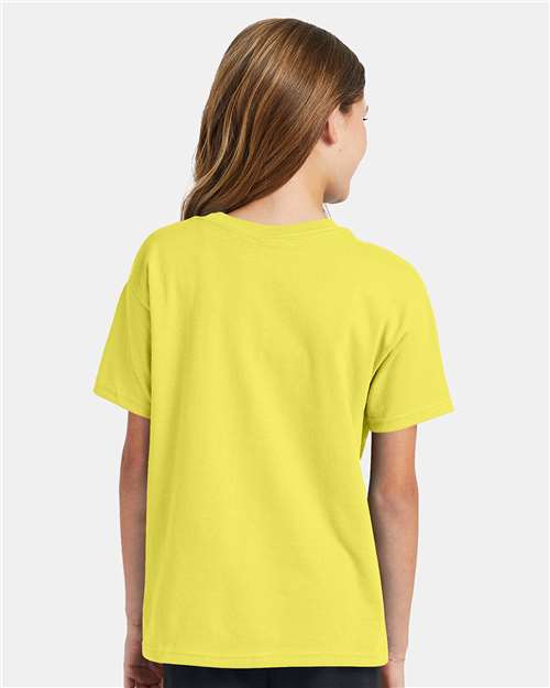 Hanes Ecosmart™ Youth T-Shirt 5370 Yellow