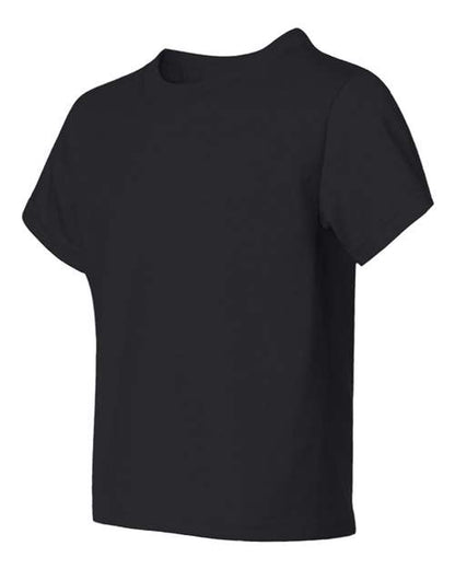 JERZEES Dri-Power® Youth 50/50 T-Shirt 29BR Black Custom Embroidered Business Logo