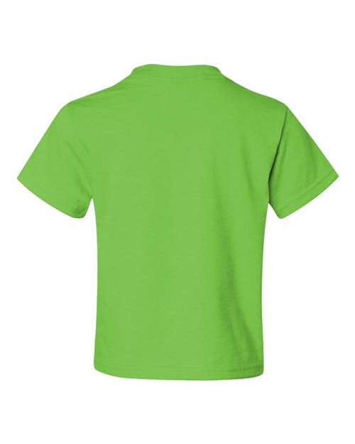 JERZEES Dri-Power® Youth 50/50 T-Shirt 29BR Kiwi Custom Embroidered Business Logo