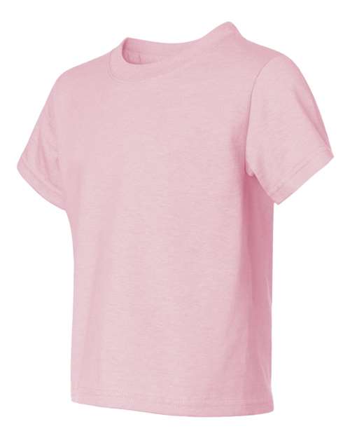 JERZEES Dri-Power® Youth 50/50 T-Shirt 29BR Charcoal Grey Custom Embroidered Business Logo