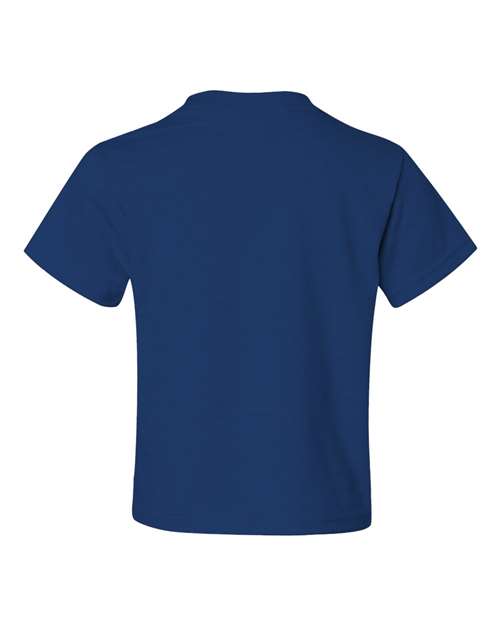 JERZEES Dri-Power® Youth 50/50 T-Shirt 29BR Royal Custom Embroidered Business Logo