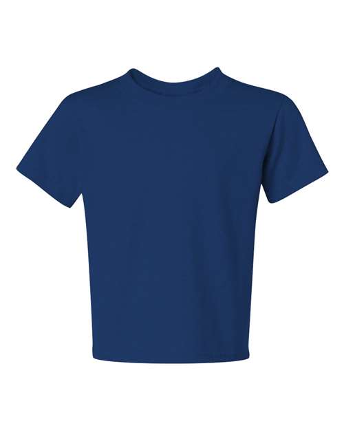 JERZEES Dri-Power® Youth 50/50 T-Shirt 29BR Royal Custom Embroidered Business Logo