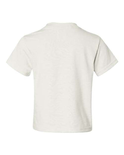 JERZEES Dri-Power® Youth 50/50 T-Shirt 29BR White Custom Embroidered Business Logo
