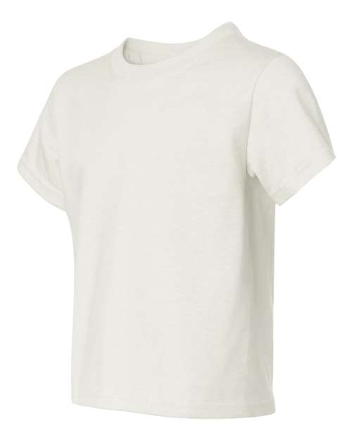 JERZEES Dri-Power® Youth 50/50 T-Shirt 29BR White Custom Embroidered Business Logo