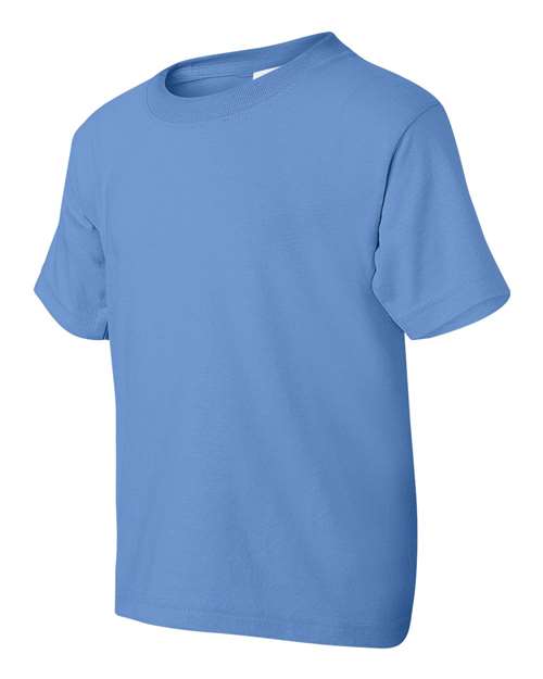 Gildan DryBlend® Youth T-Shirt 8000B Carolina Blue Custom Embroidered Business Logo