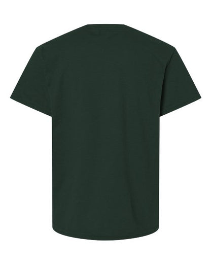 Gildan DryBlend® Youth T-Shirt 8000B Electric Green Custom Embroidered Business Logo