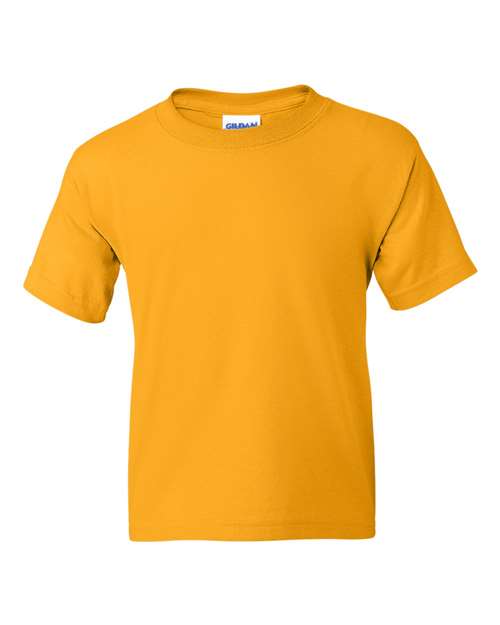Gildan DryBlend® Youth T-Shirt 8000B Gold Custom Embroidered Business Logo