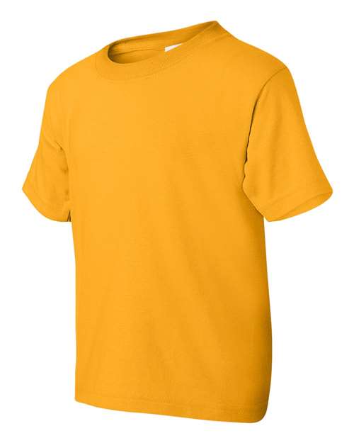 Gildan DryBlend® Youth T-Shirt 8000B Forest Green Custom Embroidered Business Logo