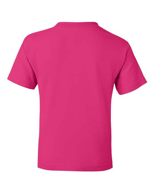 Gildan DryBlend® Youth T-Shirt 8000B Heliconia Custom Embroidered Business Logo