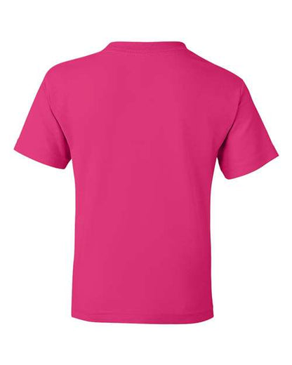 Gildan DryBlend® Youth T-Shirt 8000B Heather Deep Royal Custom Embroidered Business Logo