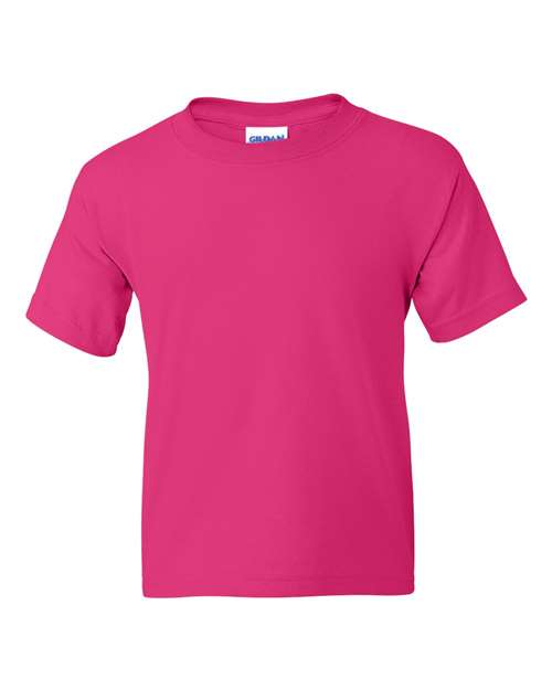 Gildan DryBlend® Youth T-Shirt 8000B Heliconia Custom Embroidered Business Logo