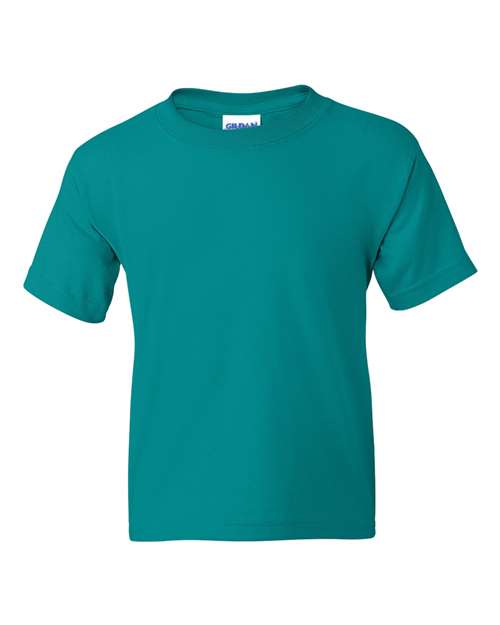Gildan DryBlend® Youth T-Shirt 8000B Irish Green Custom Embroidered Business Logo
