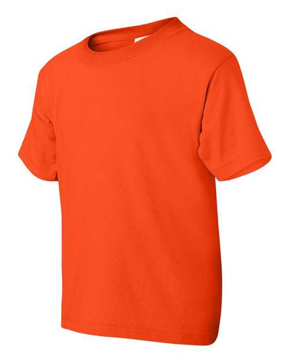 Gildan DryBlend® Youth T-Shirt 8000B Navy Custom Embroidered Business Logo