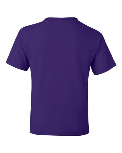 Gildan DryBlend® Youth T-Shirt 8000B Purple Custom Embroidered Business Logo