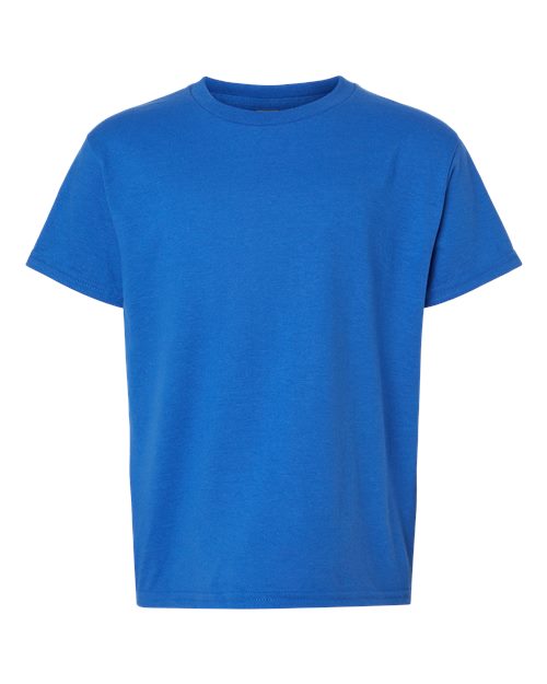 Gildan DryBlend® Youth T-Shirt 8000B Red Custom Embroidered Business Logo