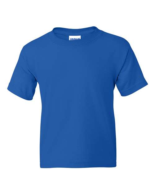 Gildan DryBlend® Youth T-Shirt 8000B Royal Custom Embroidered Business Logo
