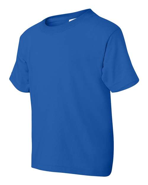 Gildan DryBlend® Youth T-Shirt 8000B Red Custom Embroidered Business Logo
