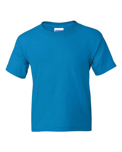Gildan DryBlend® Youth T-Shirt 8000B Sapphire Custom Embroidered Business Logo
