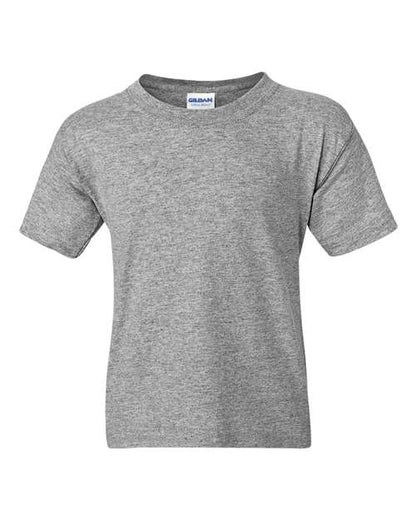 Gildan DryBlend® Youth T-Shirt 8000B Sapphire Custom Embroidered Business Logo