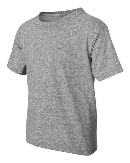 Gildan DryBlend® Youth T-Shirt 8000B Sapphire Custom Embroidered Business Logo