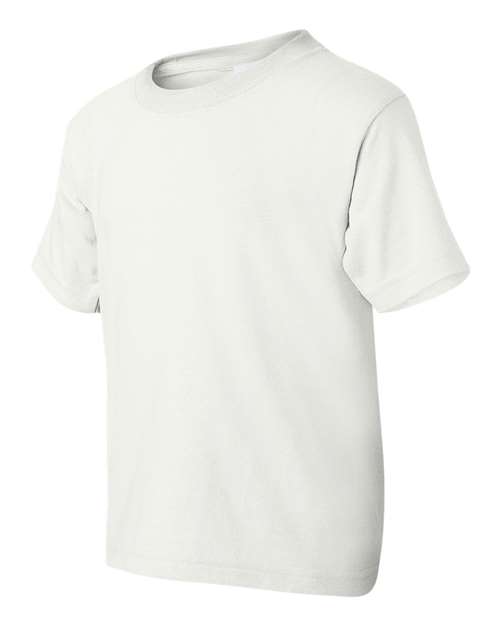 Gildan DryBlend® Youth T-Shirt 8000B Sport Grey Custom Embroidered Business Logo
