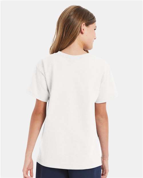 Hanes Essential-T Youth T-Shirt 5480 White
