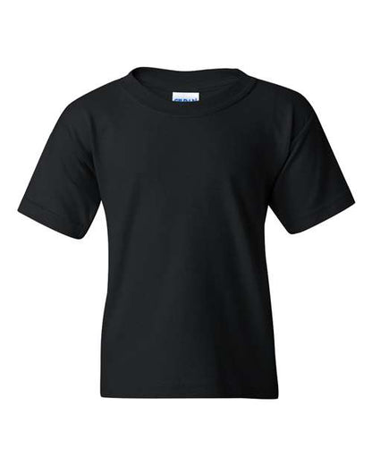 Gildan Heavy Cotton™ Youth T-Shirt 5000B Azalea Custom Embroidered Business Logo