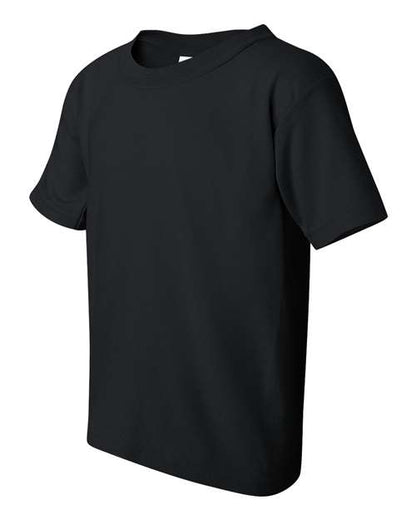 Gildan Heavy Cotton™ Youth T-Shirt 5000B Azalea Custom Embroidered Business Logo